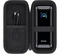 Khanka Custodia per Anker Prime 26,250mAh Power Bank (300W), Borsa da Viaggio e Conservazione per Anker Prime Power Bank 26,250mAh 300W(A110A), Solo Custodia（Nero）