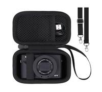 Khanka Custodia per Canon PowerShot SX740 HS/G7 X Mark II Fotocamera,Nero