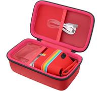 Khanka Custodia per Fotocamera Polaroid Go Gen 3/Gen 2/Go Mini,Rosso | Compatibile con Polaroid Go Gen 3/Gen 2/Go Mini, Tasca a Rete per Accessori, Materiale EVA, Struttura Rigida, Solo Custodia