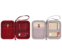 Khanka Custodia per INIU 10000mAh 45W - Rosso + Beige