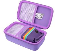 Khanka Custodia per Polaroid Go Generation 3/Go Generation 2/Polaroid Go Mini Fotocamera Istantanea, Borsa Rigida da Viaggio con Maniglia, Solo Custodia(Viola)