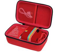Khanka Custodia per Polaroid Go Generation 3/Go Generation 2/Polaroid Go Mini Fotocamera Istantanea, Borsa Rigida da Viaggio con Maniglia, Solo Custodia (Rosso)