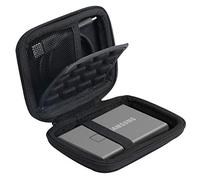 khanka Custodia per Samsung T7 Touch 1TB/2TB/500GB SSD Esterno Portatile | Compatibile con SSD Samsung T7 Touch 500GB/1TB/2TB, Custodia Rigida in EVA per un SSD, Strato Antiurto, Solo Custodia