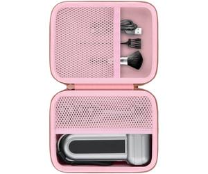 khanka Custodia per spolverino elettrico Wolfbox MF100, custodia rigida compatibile con Wolfbox MF100 MF50 ad aria compressa e accessori, solo custodia (rosa)