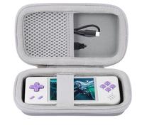 khanka Custodia rigida da viaggio di ricambio per console di gioco portatile retrò RG28XX, solo custodia, bianco + un adattatore HDMI