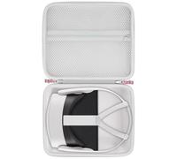 Khanka Custodia rigida da viaggio di ricambio per cuffie da gioco Meta Oculus Quest 2 VR 64 GB/256 GB (interno bianco)
