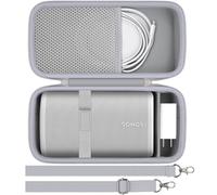 khanka Custodia rigida da viaggio per altoparlante Bluetooth Sonos Play, custodia protettiva portatile antiurto in EVA con scomparto per accessori per caricabatterie, solo custodia (bianco