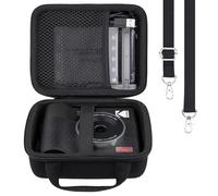 Khanka Custodia Rigida da Viaggio per Fotocamera Istantanea KODAK Mini Shot 3 ERA/3 Retro, Solo Custodia (Nero, Cerniera Nera)