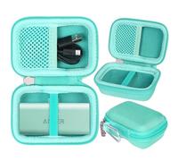 Khanka Custodia rigida di ricambio per Anker Nano Power Bank 5.000 mAh/Anker Power Bank 621 Caricabatterie, Cover protettiva per Anker 5000 mAh, 22,5 W/12 W (Verde smeraldo, Solo custodia)