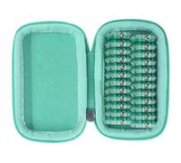 Khanka Custodia rigida di ricambio per Speks Geode Magnetic Fidget Sphere - Pentagoni Set da 12 pezzi - Ardesia, contiene 24 pezzi sfera magnetica Fidget, solo custodia (colore verde acqua