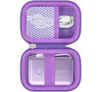 khanka Custodia Rigida per Anker Nano Power Bank 10000mAh 45W A1638,Viola
