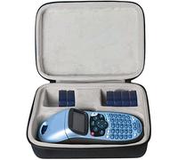 Khanka Custodia rigida per etichettatrice Dymo LetraTag LT-100H/LT-100H+ Plus/LetraTag XR Tastiera ABC e nastro di carta per etichette LetraTag sostitutivo (solo custodia)