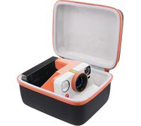Khanka Custodia Rigida per Fotocamera Polaroid Now Gen 3,Cerniera Arancione
