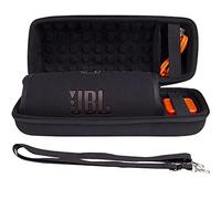 Khanka EVA Difficile Caso Viaggiare trasportare sacchetto per JBL Charge 5/Charge 4 Speaker Bluetooth (Tutto nero)
