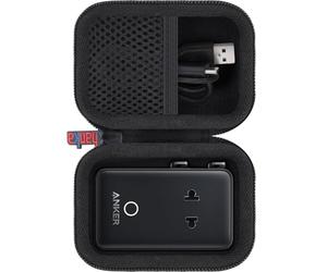 Khanka per Anker Nano Travel Adattatore Custodia rigida per il trasporto, custodia compatibile con A9215 Anker Nano Travel Adapter (5-in-1, 20W),solo custodia