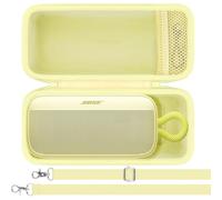 Khanka per Bose Nuovo SoundLink Plus Diffusore Bluetooth Portatile Custodia Rigida da Trasporto Con Tracolla e Maniglia per il Trasporto, solo Custodia (Giallo Citrino)
