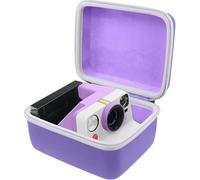 Khanka per fotocamere istantanee Polaroid Now Gen 3, Now+ Gen 3, Now Gen 2, Now+ Gen 2, Now, Now+, I-2, Flip, OneStep+ e OneStep 2 Custodia rigida, borsa da trasporto, solo custodia (Viola)