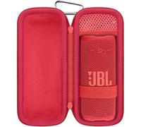 Khanka per JBL Grip Altoparlante Bluetooth Custodia Rigida, Borsa da Viaggio e Trasporto per Altoparlante Bluetooth Compatto JBL Grip con Moschettone, Solo Custodia (Rosso)