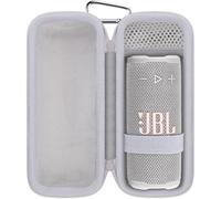 Khanka per JBL Grip Altoparlante Bluetooth Custodia Rigida, Borsa da Viaggio e Trasporto per Altoparlante Bluetooth Compatto JBL Grip con Moschettone, Solo Custodia (Bianco)