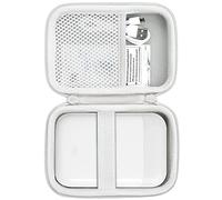 Khanka per Liene Pearl K100 2x3” Mini Stampante Fotografica Case, Borsa portaoggetti compatibile con stampante fotografica Liene Pearl K100 5 x 7,6 cm con manico, Solo custodia (Bianco)
