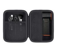 Khanka per WOLFBOX MF100 MF50 Soffiatore d'Aria Elettrico, Spolverino e Ventola Turbo Custodia Rigida, da Trasporto con Tasca a Rete per Accessori WOLFBOX MF100 MF50, solo Custodia (Nero)