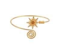 KHASCBNF Bracciale Braccio Superiore Bracciale in lega semplice con polsino turchese linea a torsione for le donne esagerato catena a braccio aperto estivo