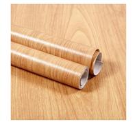 KHASCBNF Carta da parati autoadesiva in PVC con venature del legno spesse, impermeabile, per armadi, scrivanie, porte antiche, mobili e ristrutturazione pareti (celeste, 40 cm x 3 m)