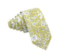 KHASCBNF Cravatte Floreali Per Uomo Bellissima Cravatta Da Uomo In Cotone Floreale 6 Cm