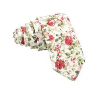 KHASCBNF Cravatte Floreali Per Uomo Bellissima Cravatta Da Uomo In Cotone Floreale 6 Cm