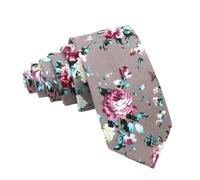 KHASCBNF Cravatte Floreali Per Uomo Bellissima Cravatta Da Uomo In Cotone Floreale 6 Cm