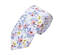 KHASCBNF Cravatte Floreali Per Uomo Bellissima Ed Elegante Cravatta A Fiori