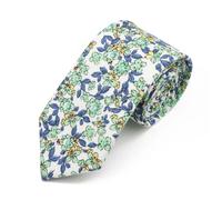 KHASCBNF Cravatte Floreali Per Uomo Bellissima Ed Elegante Cravatta A Fiori