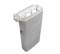 KHASCBNF Custodia Per Freccette Custodia rigida for freccette, contiene 6 con punta in acciaio/freccette morbida e punte extra for, aste voli, uso durevole(White)