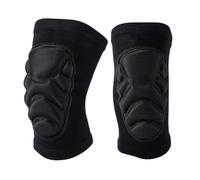 KHASCBNF Ginocchiere Sportive 1 paio di gomitiere unisex for ginocchio, ginocchiere in spugna spessa for lo sport, manica protettiva supporto for for scooter da basket(Black-Elbow,M)