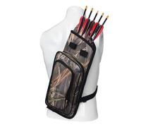 KHASCBNF Portafrecce per Tiro con L'Arco Borsa for tiro con L'Arco Regolabile for faretra for Freccia Tiro for for Custodia Posteriore for Tubo for for Schienale(-A)