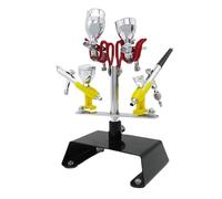 KHASCBNF Supporto per Aerografo 4 Supporti for aerografo, Strumento Professionale for Stazione da banco a spruzzo 360 Gradi, for dipingere Modelli di for Unghie