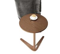 KHASCBNF Tavolino Con Supporto Triangolare In Rovere