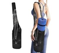 KHAUERBC Borsa da palestra con elefante grigio 3D Oga, borsa per tappetino da yoga, per donne e uomini. Borsa in tela leggera per yoga, pilates, studio, allenamento, uso all'aperto
