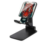 KHAUERBC Red Tiger Face supporto per telefono regolabile in altezza e angolo, supporto per telefono con 4"-13" telefoni iPad Tablet, supporto per telefono cellulare per scrivania, accessori da viaggio
