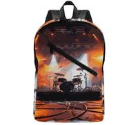 KHAUERBC Rock Concert Stage Colorful Casual Daypack,Trekking Backpack-Slim Robusto,Zaino Laptop per Weekender,Escursionismo