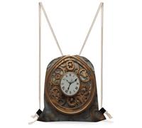 KHAUERBC Rusty Steampunk, borsa da palestra con chiusura a cordoncino, impermeabile, con cinghie regolabili, per sport, palestra, viaggi, nuoto