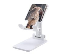KHAUERBC Supporto per telefono a forma di coniglio sul letto, regolabile in altezza e inclinazione, supporto per telefono con schermi da 4 a 13 pollici, iPad, tablet, cellulare, per scrivania, viaggi