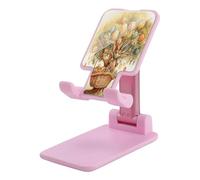 KHAUERBC Supporto per telefono con coniglio sull'albero, altezza e angolazione regolabili, supporto per telefono con schermo da 4 a 13 pollici, iPad, tablet, cellulare, per scrivania, viaggi
