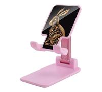KHAUERBC Supporto per telefono con icona di coniglio, regolabile in altezza e angolazione, supporto per telefono con schermo da 4 a 13 pollici, iPad, tablet, cellulare, per scrivania, viaggi
