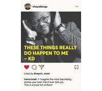 Khaya Dlanga These Things Really do Happen to Me (Tascabile)