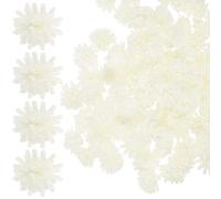 KHBUAB 100 Pezzi Diffusore di Aromi a Forma di Fiore di Margherita in PE Bianco, Rilascio Profumo Piacevole, Pratico e Decorativo per Ambienti Eleganti