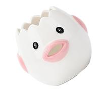 KHBUAB 1pezzi Separatore Uova in Ceramica Rosa con Bocca Forma di Ovetto Utensile da Cucina Pratico per Separare Albume e Tuorlo in Modo Rapido e Igienico