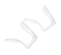 KHBUAB 2 Pezzi Naselli per Occhiali Protezione per Naso, Cuscinetti Nasali Antiscivolo a Pressione, Inserto per Ponte Nasale a Sella per Comfort e Fissaggio Sicuro