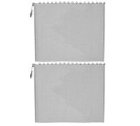 KHBUAB 2 Pezzi Schermo per Stufa in Ferro con Rete, Parascintille con Maniglie e Anelli, Protezione Antiscintille per Casa, Design Elegante e Funzionale