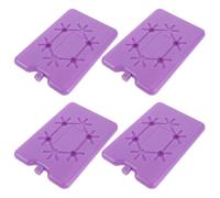 KHBUAB 4 Pezzi Ice Pack per Lunch Box e Cooler Blocchi Ghiaccio Riutilizzabili per Picnic, attività Fisica e Campeggio